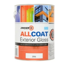 ZINSSER ALL COAT EXTERIOR GLOSS WHITE 2.5LITRE